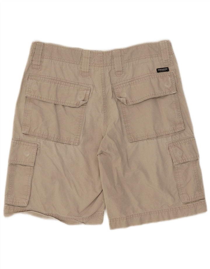 Męskie spodenki cargo Dockers Comfort Fit W31 średniej beżowej bawełny