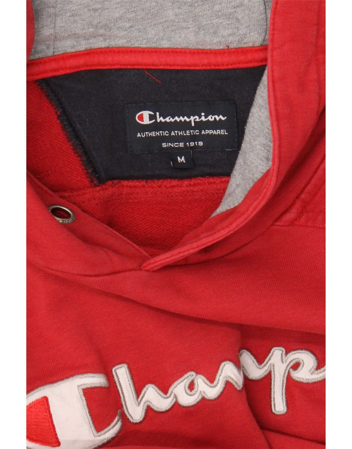 Męski sweter z kapturem Champion Graphic, w kolorze średniej czerwieni