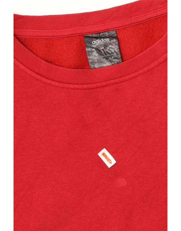 Damska bluza dresowa ADIDAS UK 20/22 XL czerwona