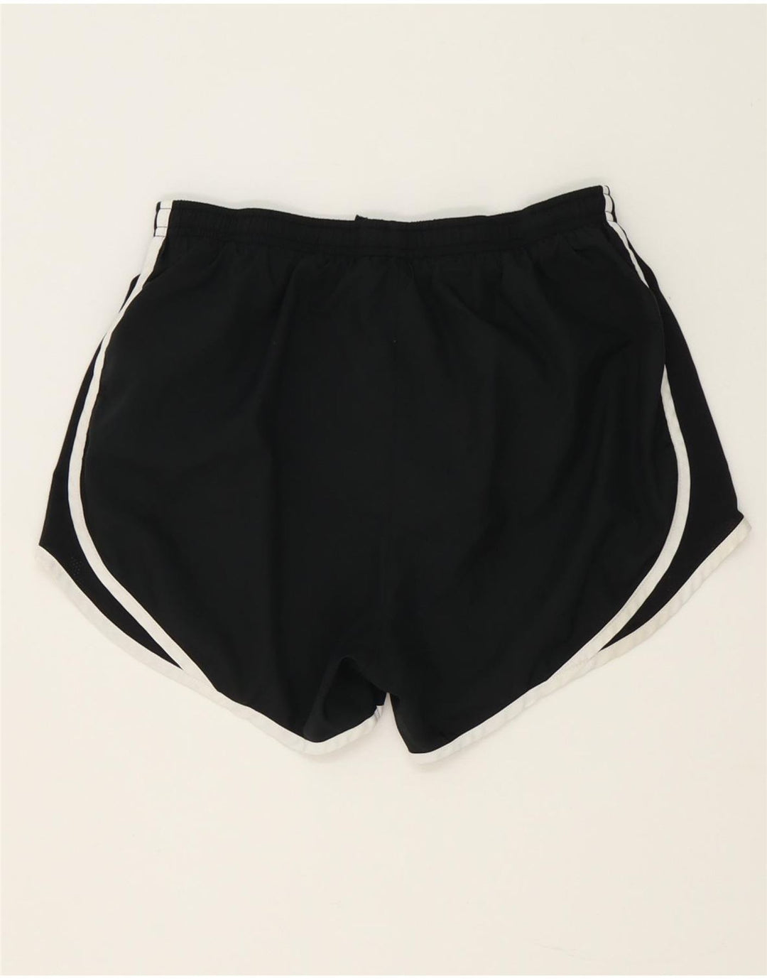 Damskie spodenki sportowe Nike Dri Fit UK 8, małe, czarne, poliestrowe