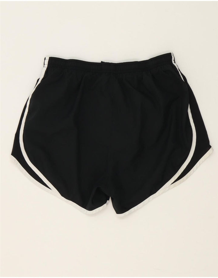 Damskie spodenki sportowe Nike Dri Fit UK 8, małe, czarne, poliestrowe