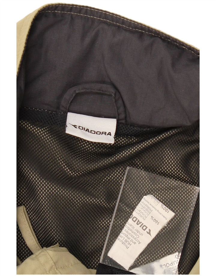 Męska kurtka przeciwdeszczowa DIADORA UK 42 XL Khaki, poliamid