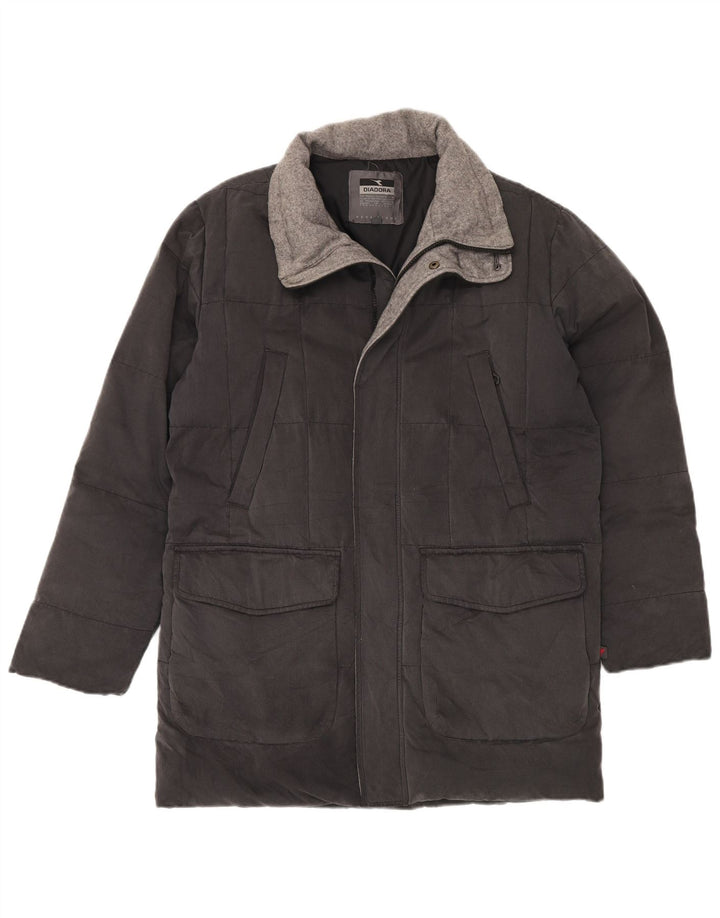 Płaszcz męski DIADORA UK 38, średnioszary, bawełniany