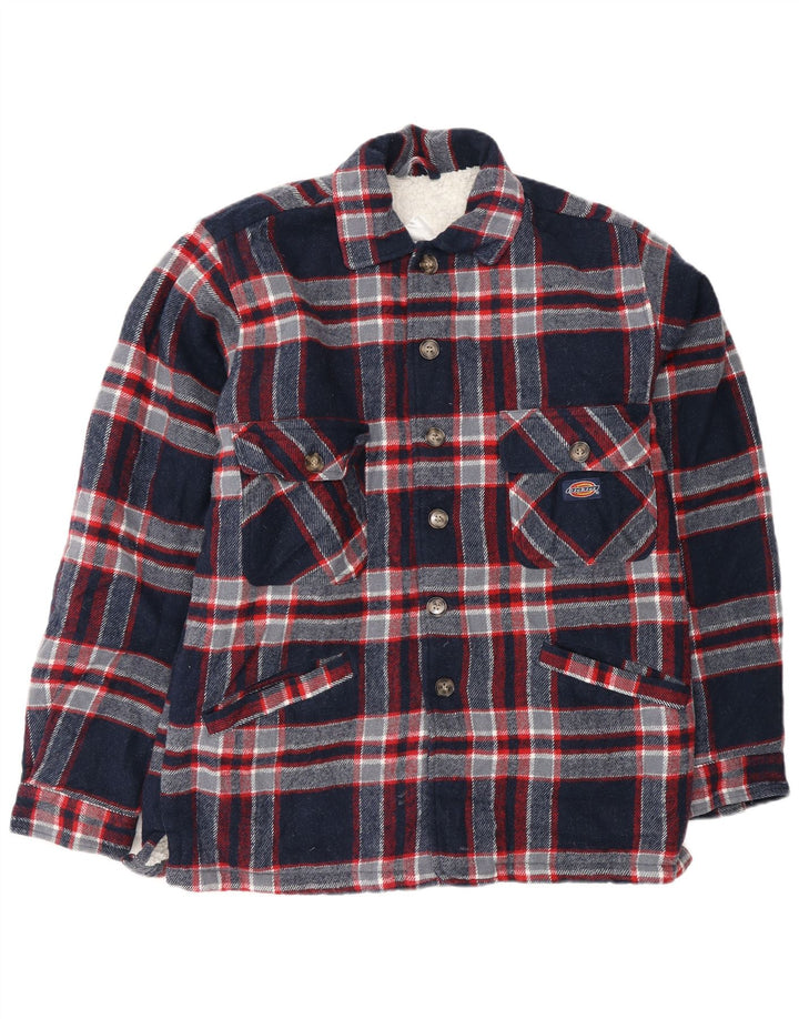 Męska koszula flanelowa Dickies Lumberjack, średni granatowy, akryl w kratkę