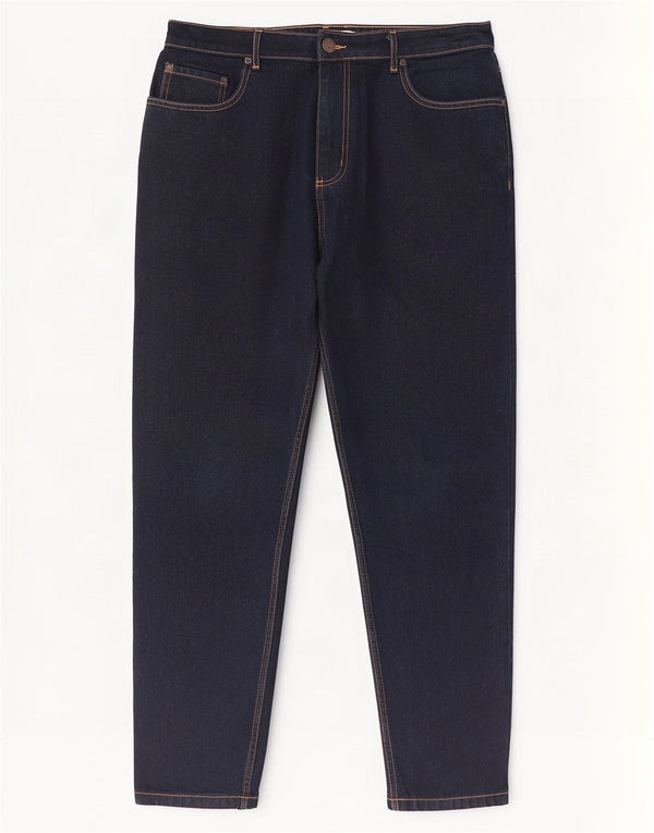 Męskie jeansy zwężane Jack Wills W36 L28 Granatowa bawełna