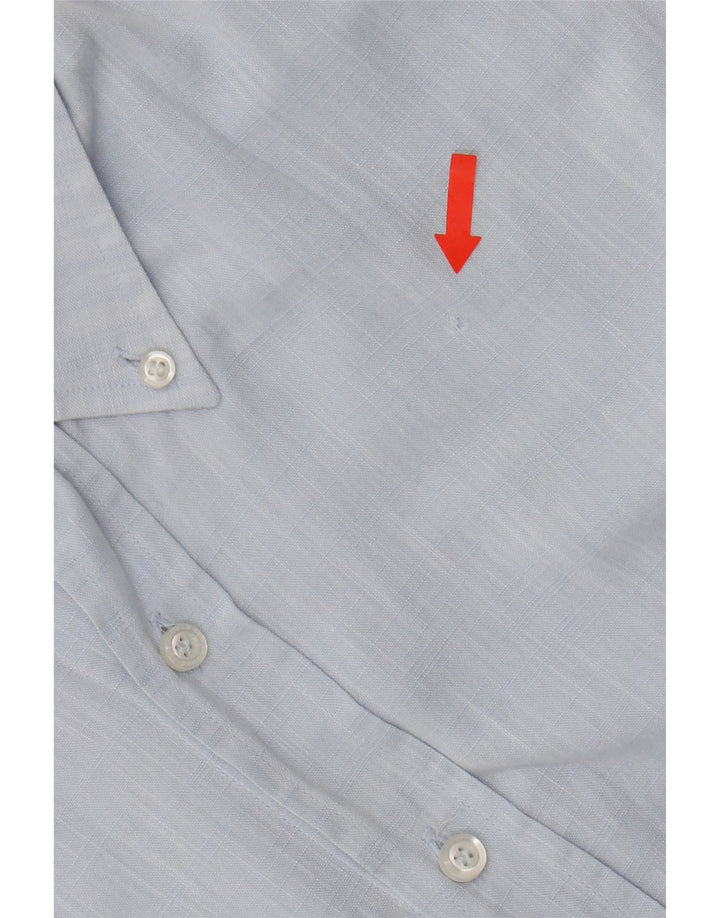 Koszula męska Slim Fit Fred Perry XL, niebieska