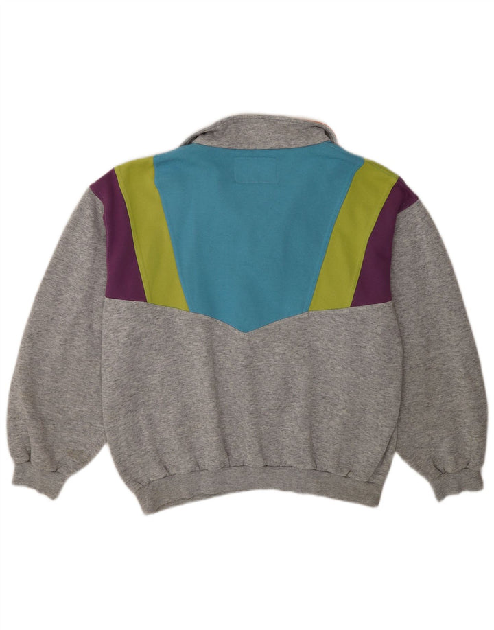 DIADORA Womens Oversized Sweatshirt Jumper UK 16 Large Multicoloured Vintage Diadora and Second-Hand Diadora from Messina Hembry 