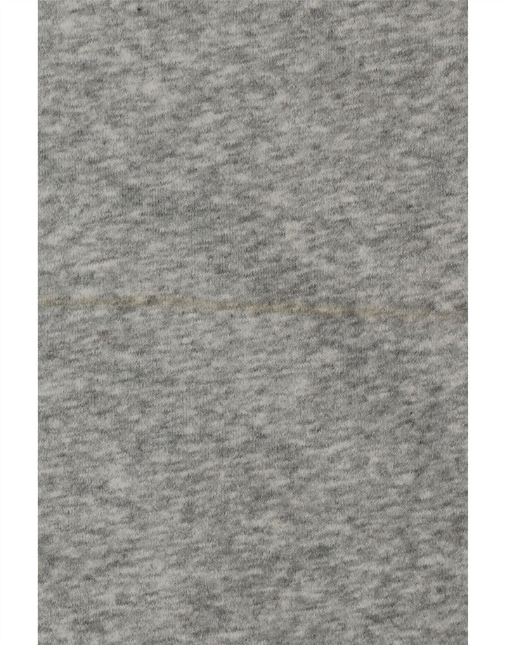 CONVERSE Męska bluza z grafiką, sweter XL, szara, bawełniana w bloki kolorów