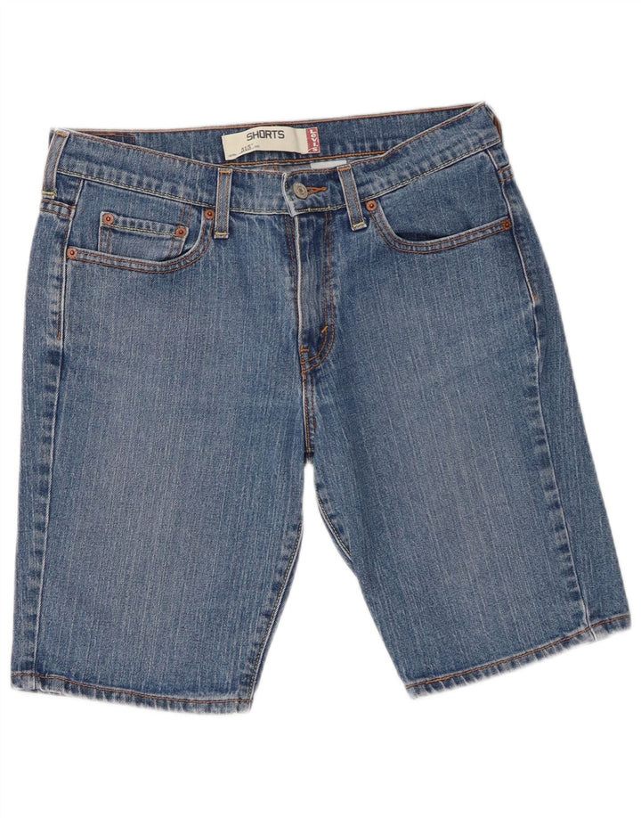 Damskie spodenki jeansowe Levi's 515 US 8 Medium W30, niebieska bawełna