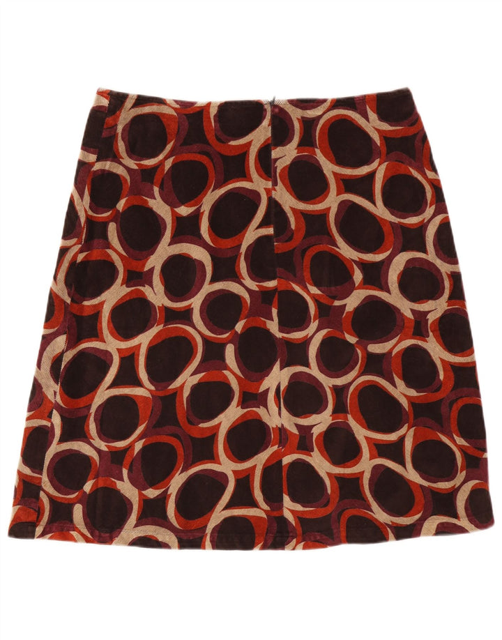 Damska spódnica w kształcie litery A HOBBS UK 16 duża W34 wielobarwna bawełna w kropki