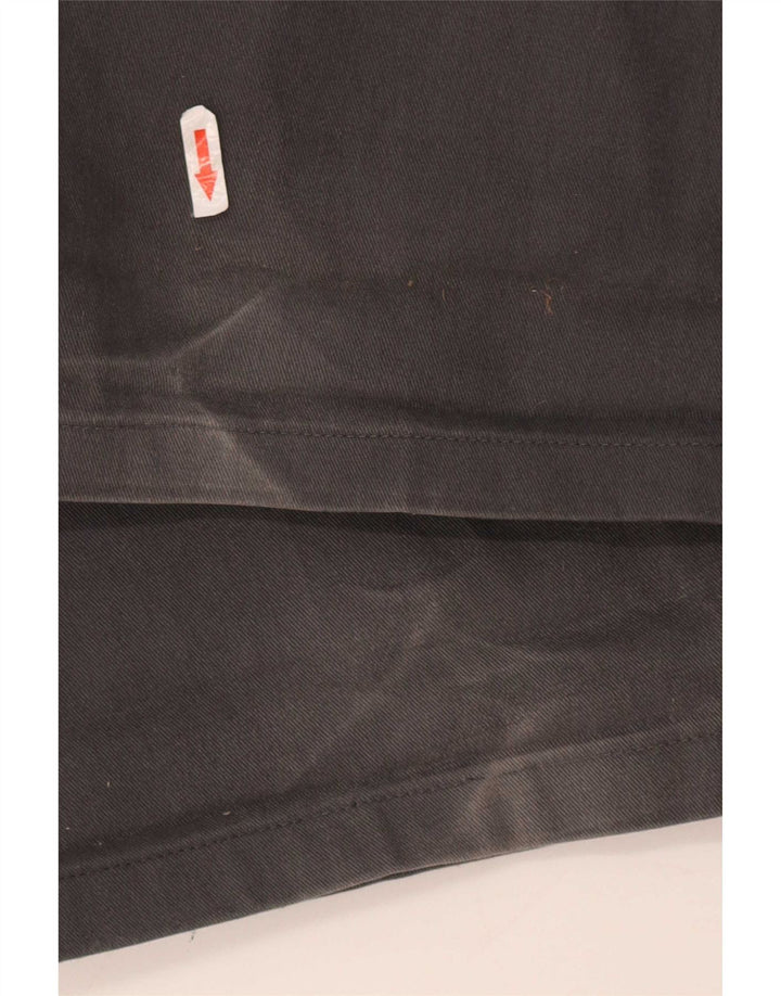 Męskie proste spodnie chino Dickies W36 L32 Szary poliester