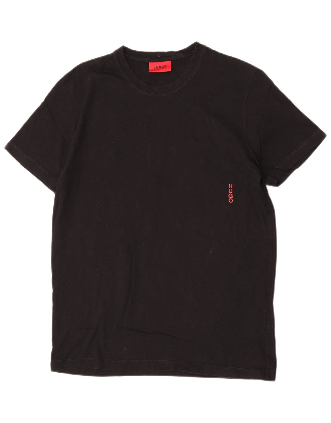 T-shirt męski Hugo Boss, mały, czarny, bawełniany