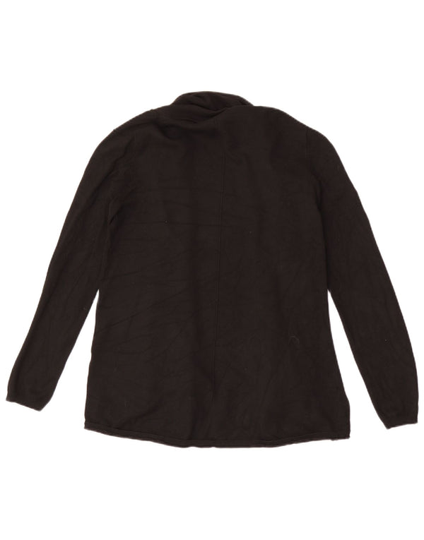 Sweter damski Zara z otwartym kardiganem UK 14, duży, czarny