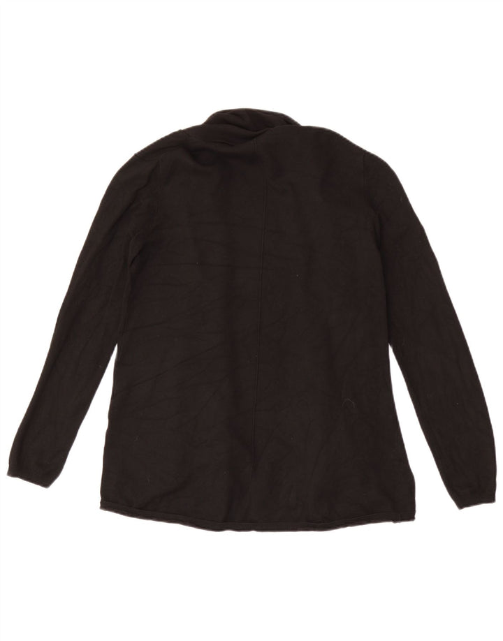 Sweter damski Zara z otwartym kardiganem UK 14, duży, czarny