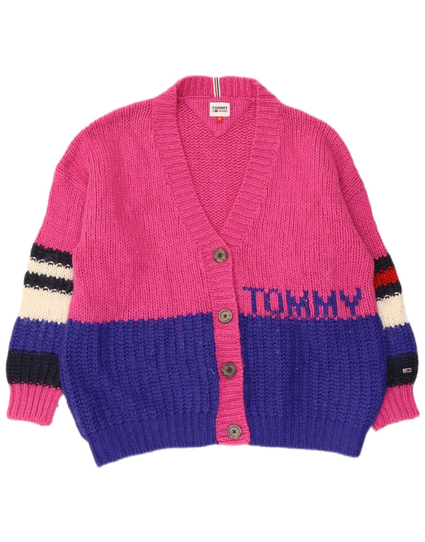 Damski sweter graficzny Tommy Hilfiger UK 14, średni róż