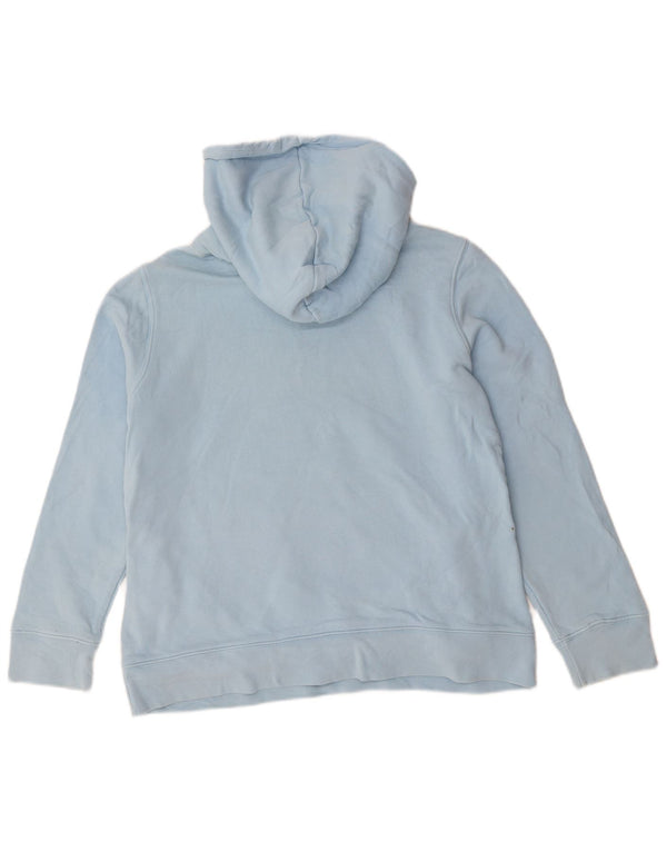 Damska bluza z kapturem Adidas Graphic UK 14, duża niebieska bawełna