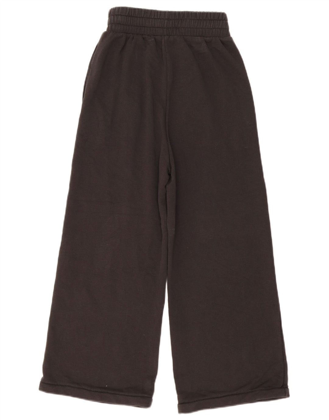 Damskie spodnie dresowe Puma z szeroką nogawką 2XS W22 L23 Czarna bawełna