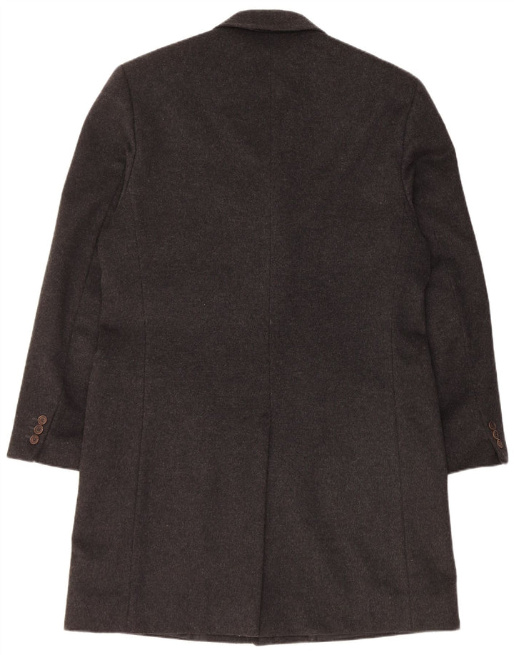 Płaszcz męski w stylu vintage IT 50, duży, czarny, wełniany