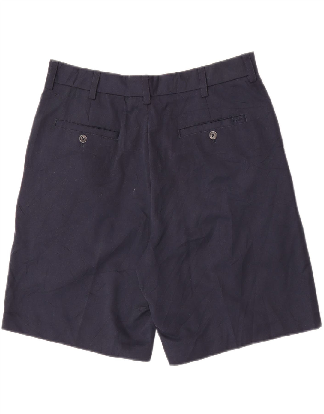 Męskie spodenki chino Izod W34, duże, granatowe, poliestrowe