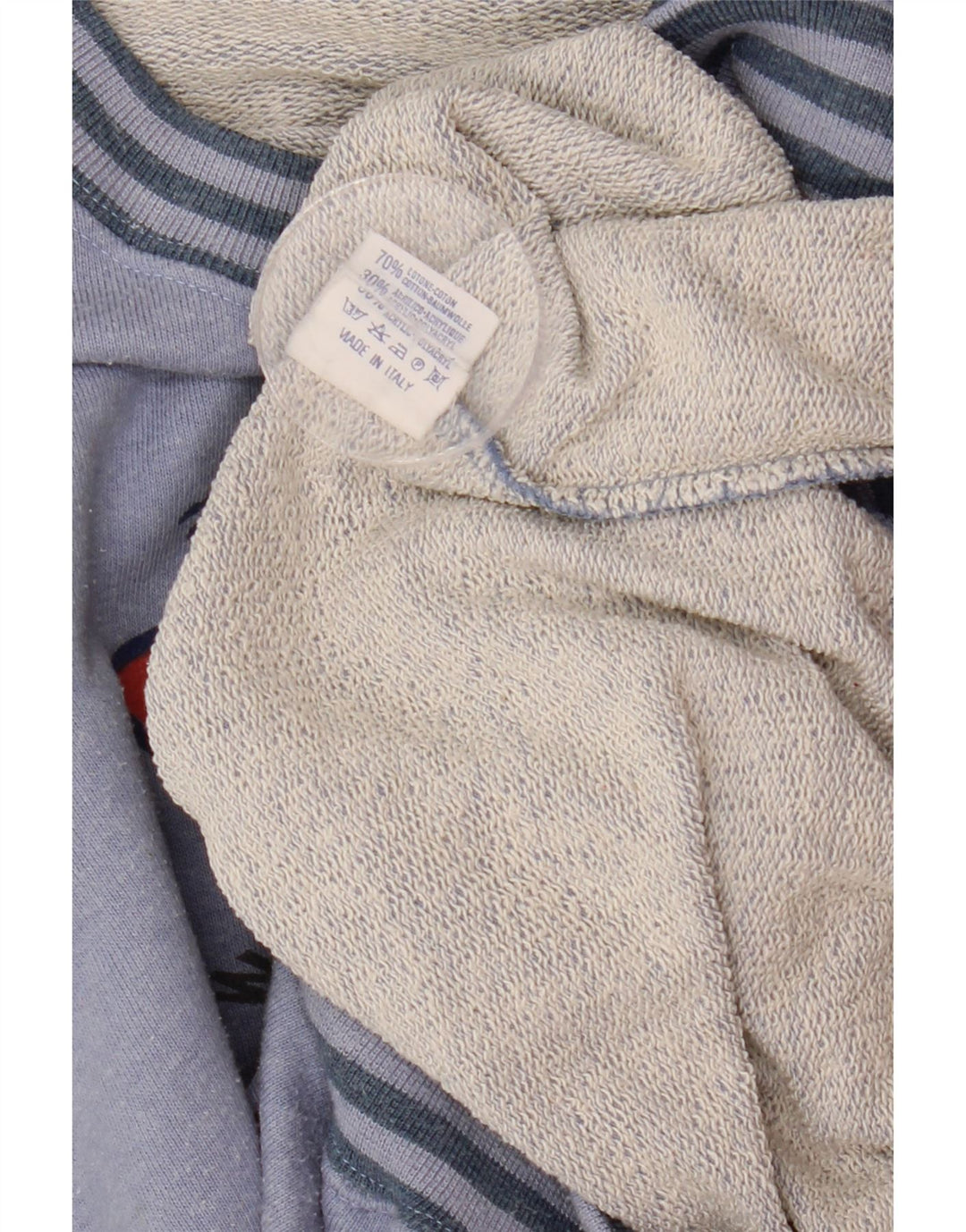 CAMPAGNOLO Męski sweter z grafiką wikingów IT 56 XL, niebieska bawełna