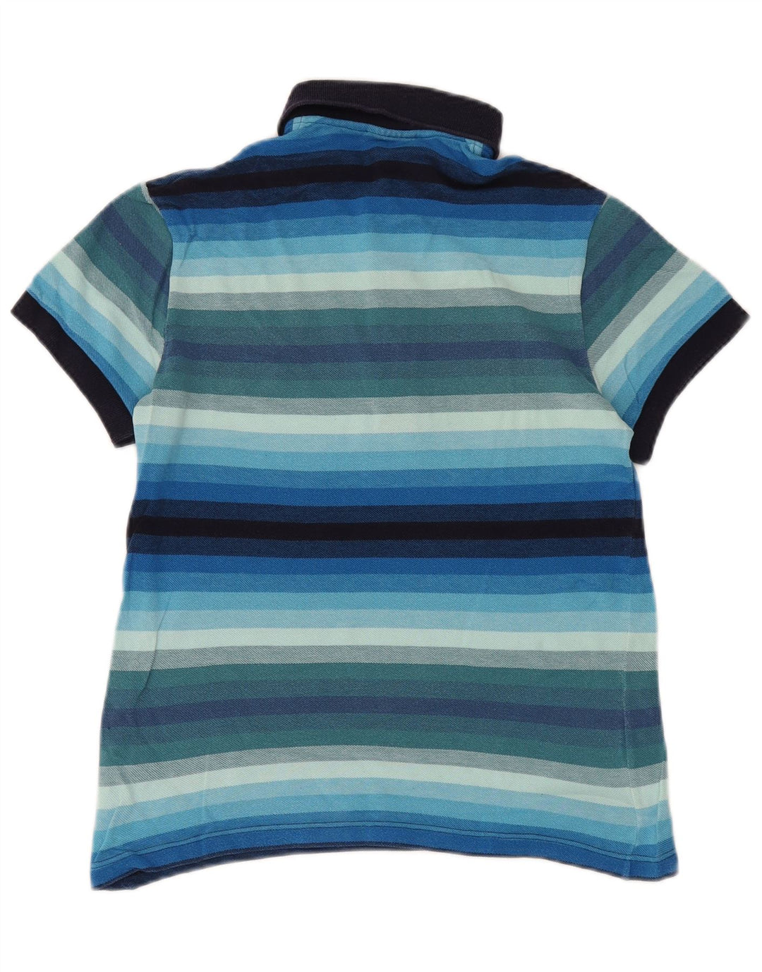 Męska koszulka polo Lacoste, rozmiar 3, mała, bawełniana w niebieskie paski