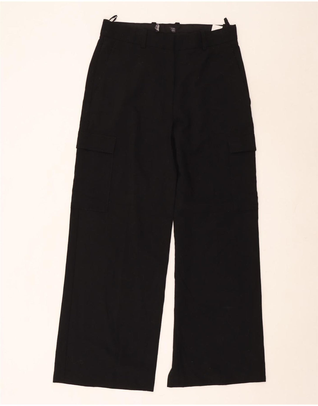 Spodnie damskie Marks & Spencer Straight Cargo UK 12 Medium W30 L30 Czarne