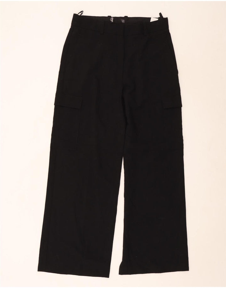 Spodnie damskie Marks & Spencer Straight Cargo UK 12 Medium W30 L30 Czarne