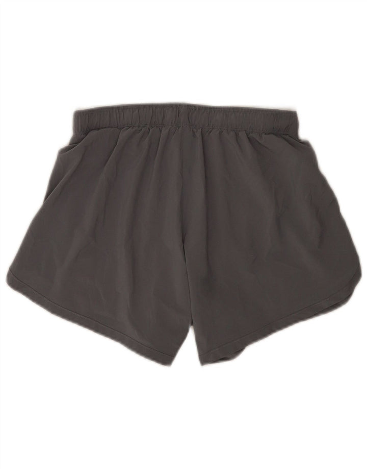 Damskie spodenki sportowe Nike Dri Fit UK 8, małe, szare, poliestrowe
