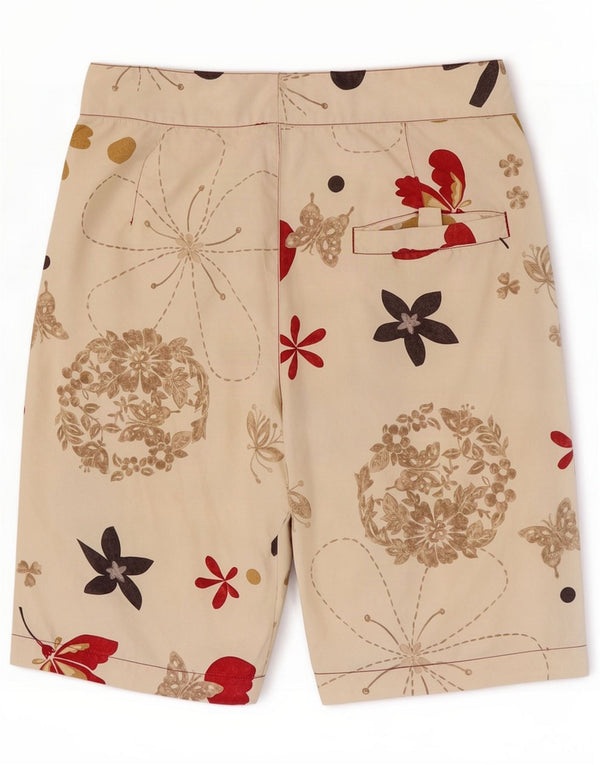 Coast Męskie spodenki kąpielowe Medium Off White Floral Poliester