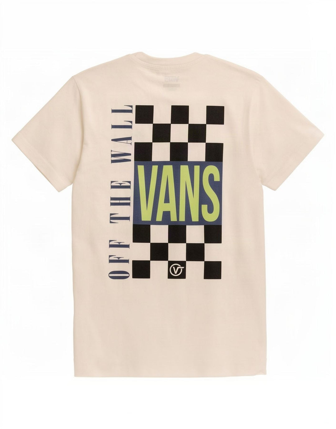 Męski T-shirt z grafiką Vans, mały, biały, bawełniany