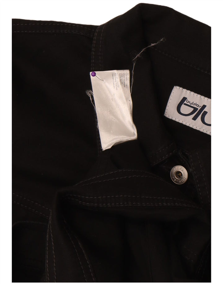 Byblos Damska kurtka bomber IT 50 XL, czarna bawełna