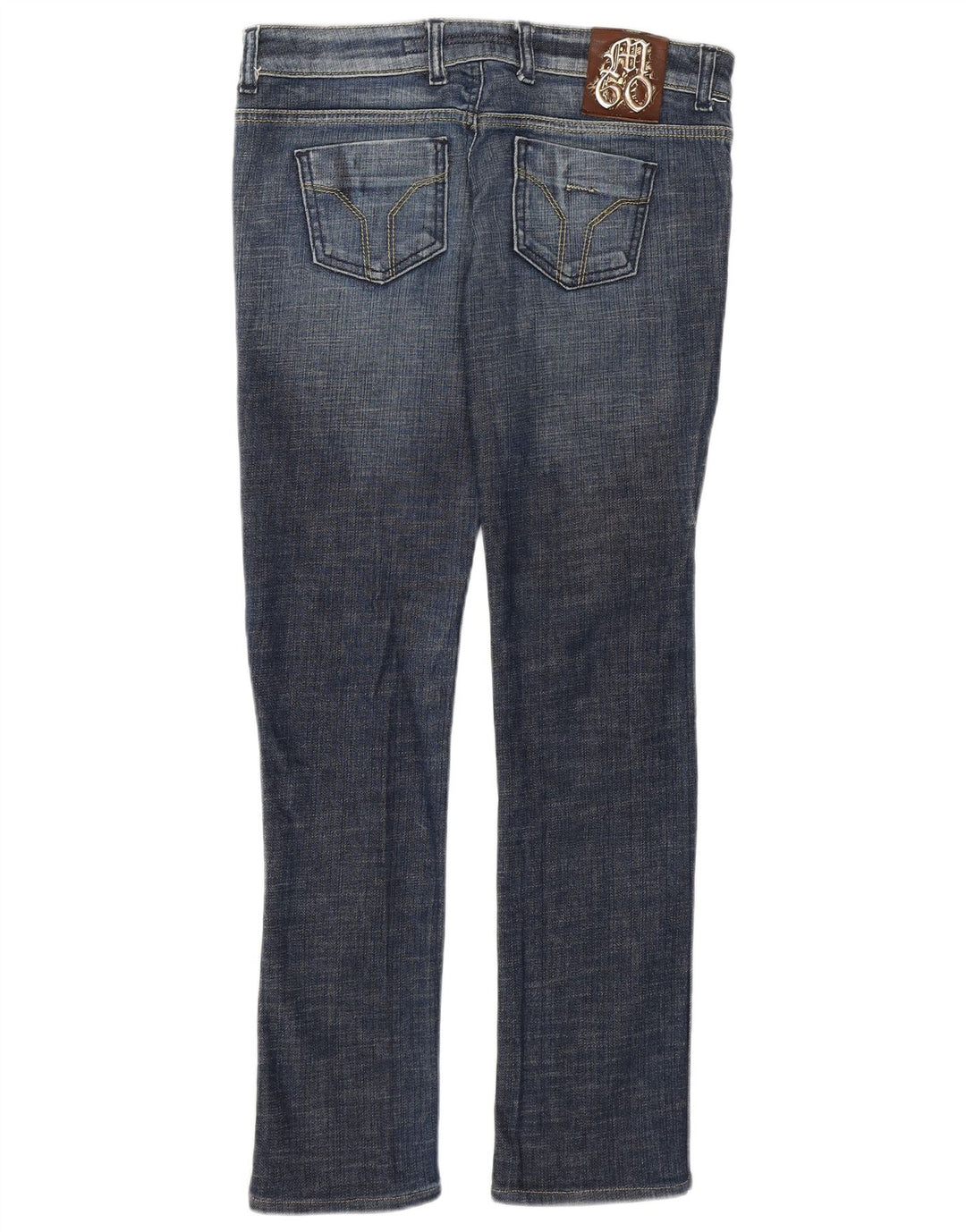 MISS SIXTY Damskie wąskie dżinsy z niską talią W28 L29 Niebieska bawełna