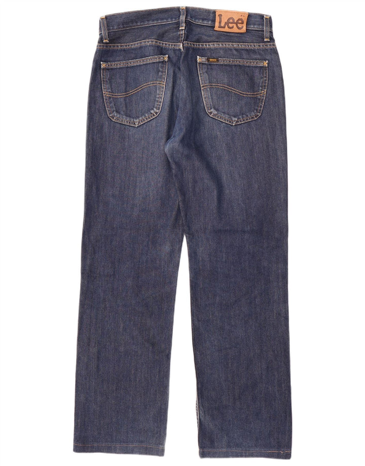 Męskie jeansy Lee Seattle Straight W33 L31 Granatowe, bawełniane