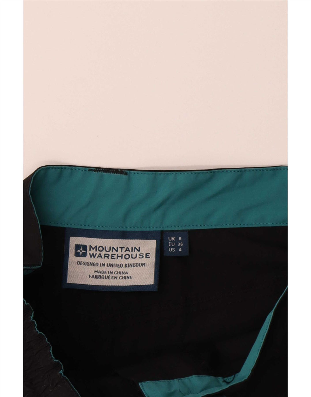 Damskie spodenki chino Mountain Warehouse UK 8 Small W26, czarny poliester