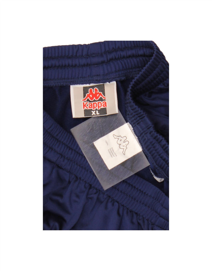 KAPPA Mens Tracksuit Trousers XL Navy Blue Polyester