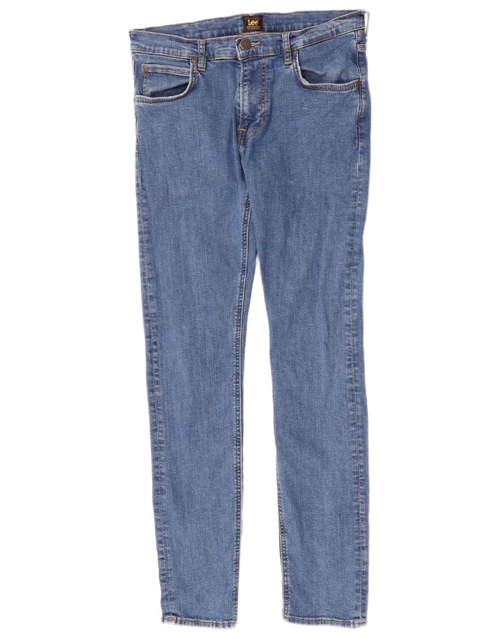 Damskie jeansy Lee Luke Slim W31 L32 Niebieskie bawełniane