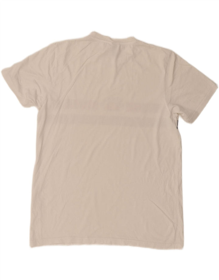 T-shirt męski ELLESSE, duży, biały, z blokami kolorów