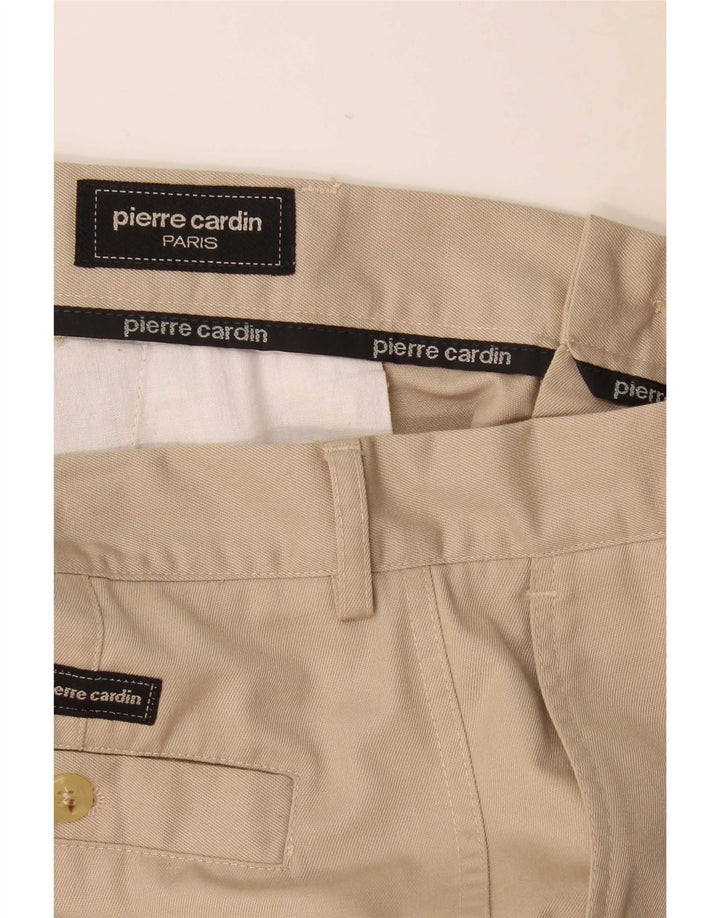 Męskie proste spodnie cargo Pierre Cardin W32 L31 beżowe