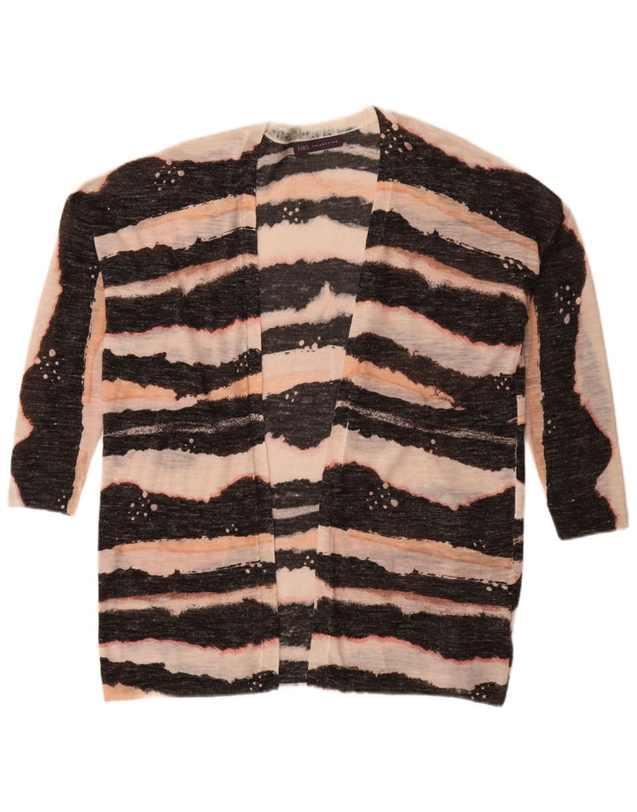 Marks & Spencer Damski sweter rozpinany z rękawem 3/4, UK 14, średni czarny