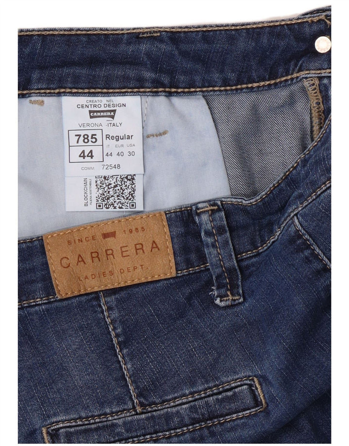 Damskie spodenki jeansowe Carrera IT 44 Medium W30 Niebieskie bawełniane