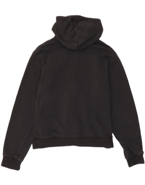 Damski sweter z kapturem i zamkiem Adidas UK 16/18, duży, czarny, bawełniany