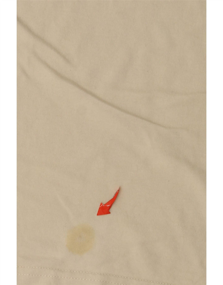 Wrangler Mens Graphic T-Shirt Top Large Off White Cotton