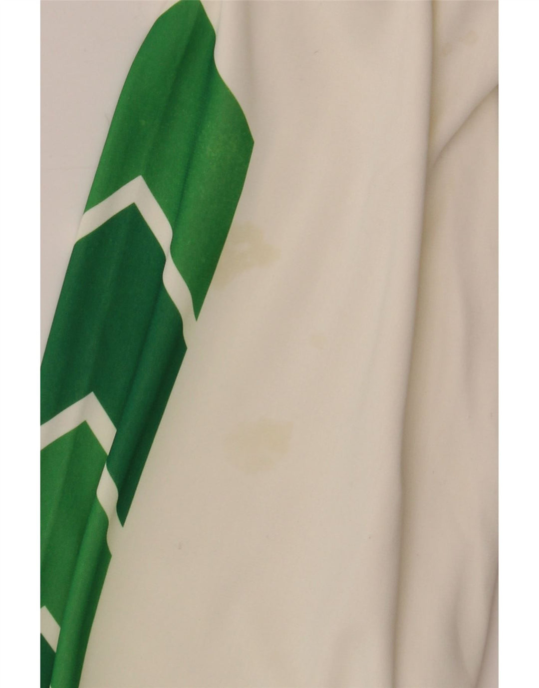 Męska kurtka dresowa w stylu vintage 2XL Biały nylon z blokami kolorów