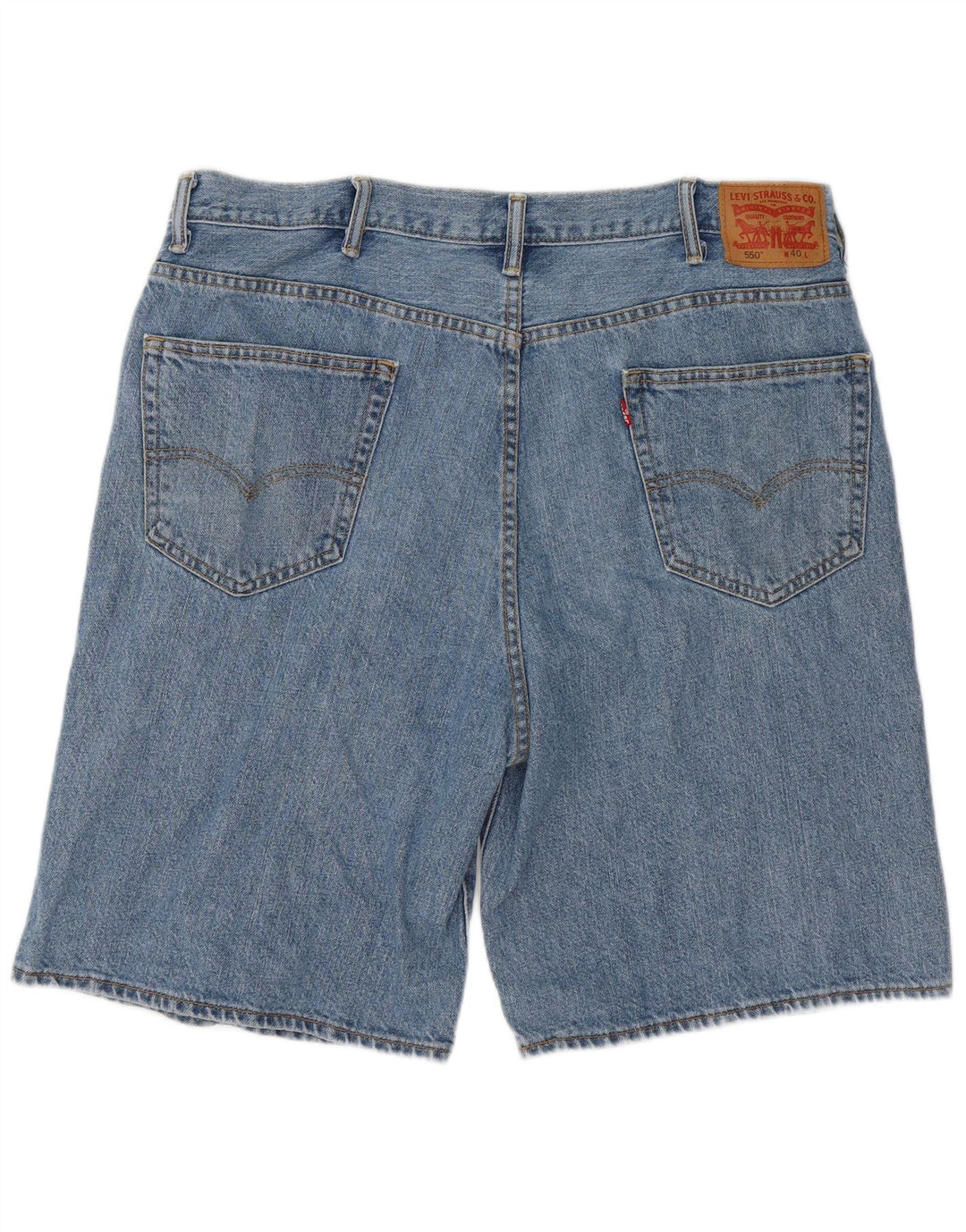 LEVI'S Mens 550 Denim Shorts W40 XL Blue Cotton