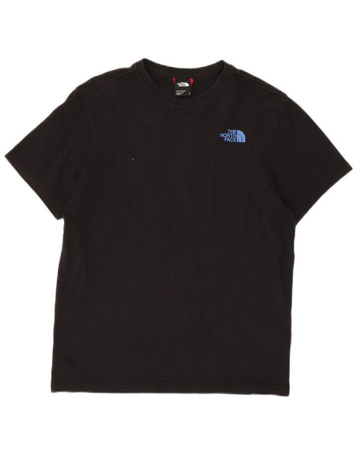 Męski T-shirt z grafiką The North Face, bawełniany, średni czarny
