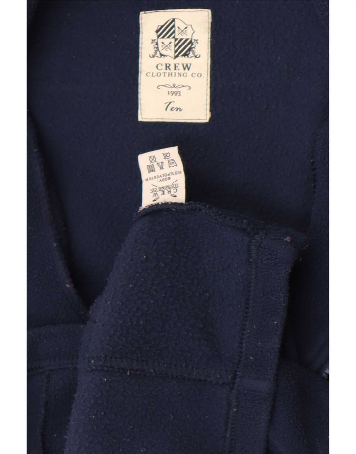 Damska kurtka polarowa Crew Clothing UK 10, mała, granatowa, z poliestru