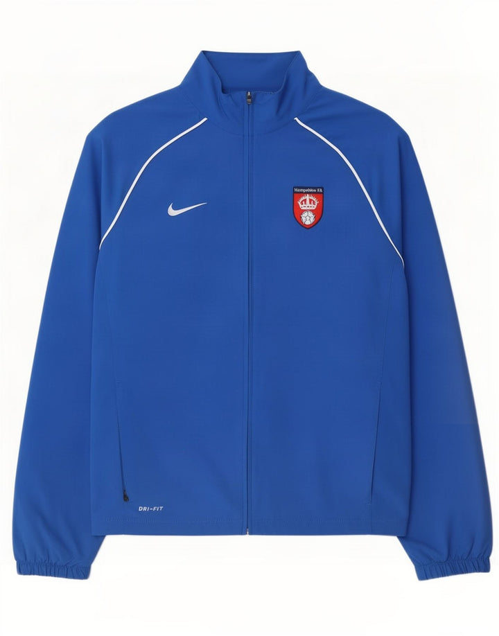 Kurtka męska dresowa Nike Hampshire FA, duża niebieska, poliestrowa