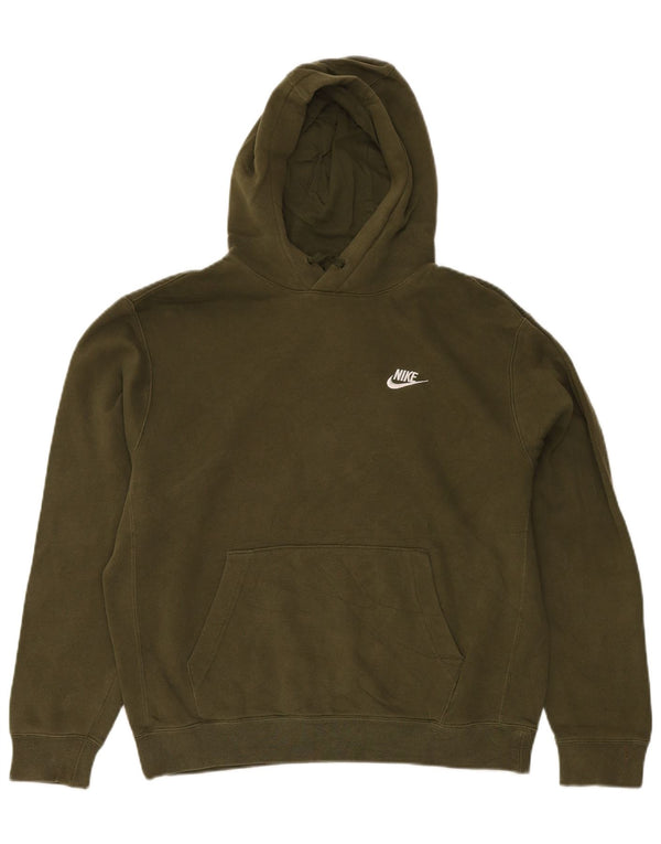 Męska bluza z kapturem Nike, średnia, bawełniana khaki