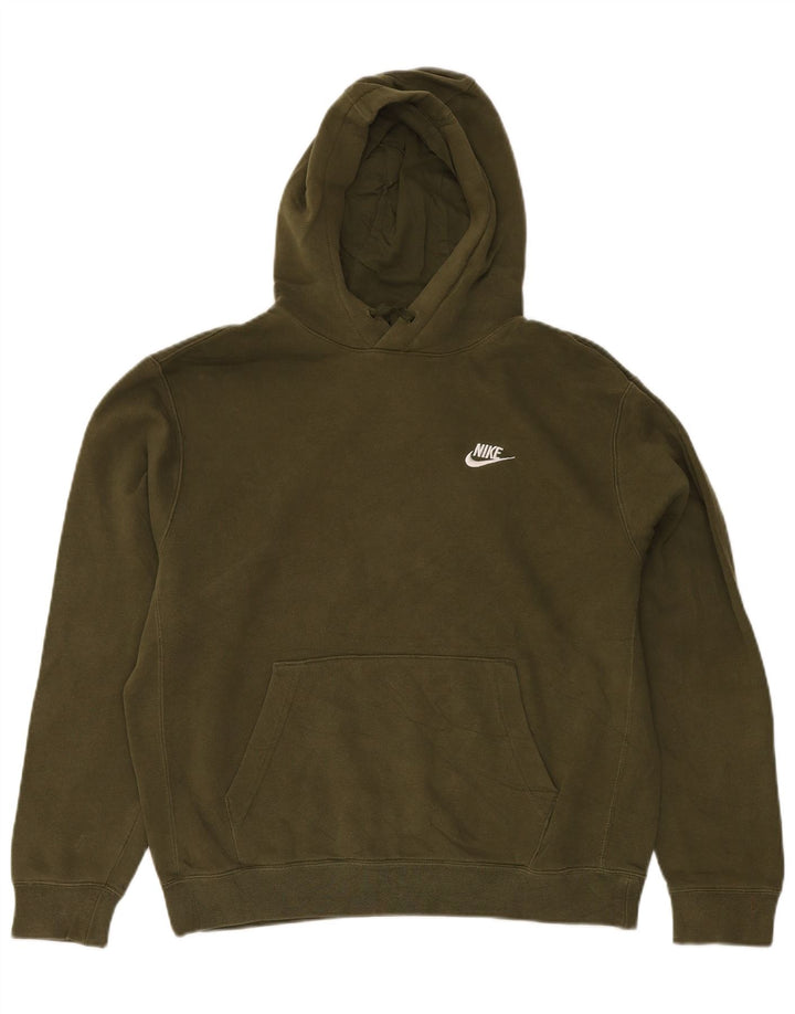 Męska bluza z kapturem Nike, średnia, bawełniana khaki