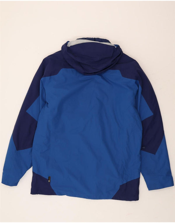 Damska ocieplana kurtka z kapturem Jack Wolfskin UK 48 3XL Niebieski, blok kolorów